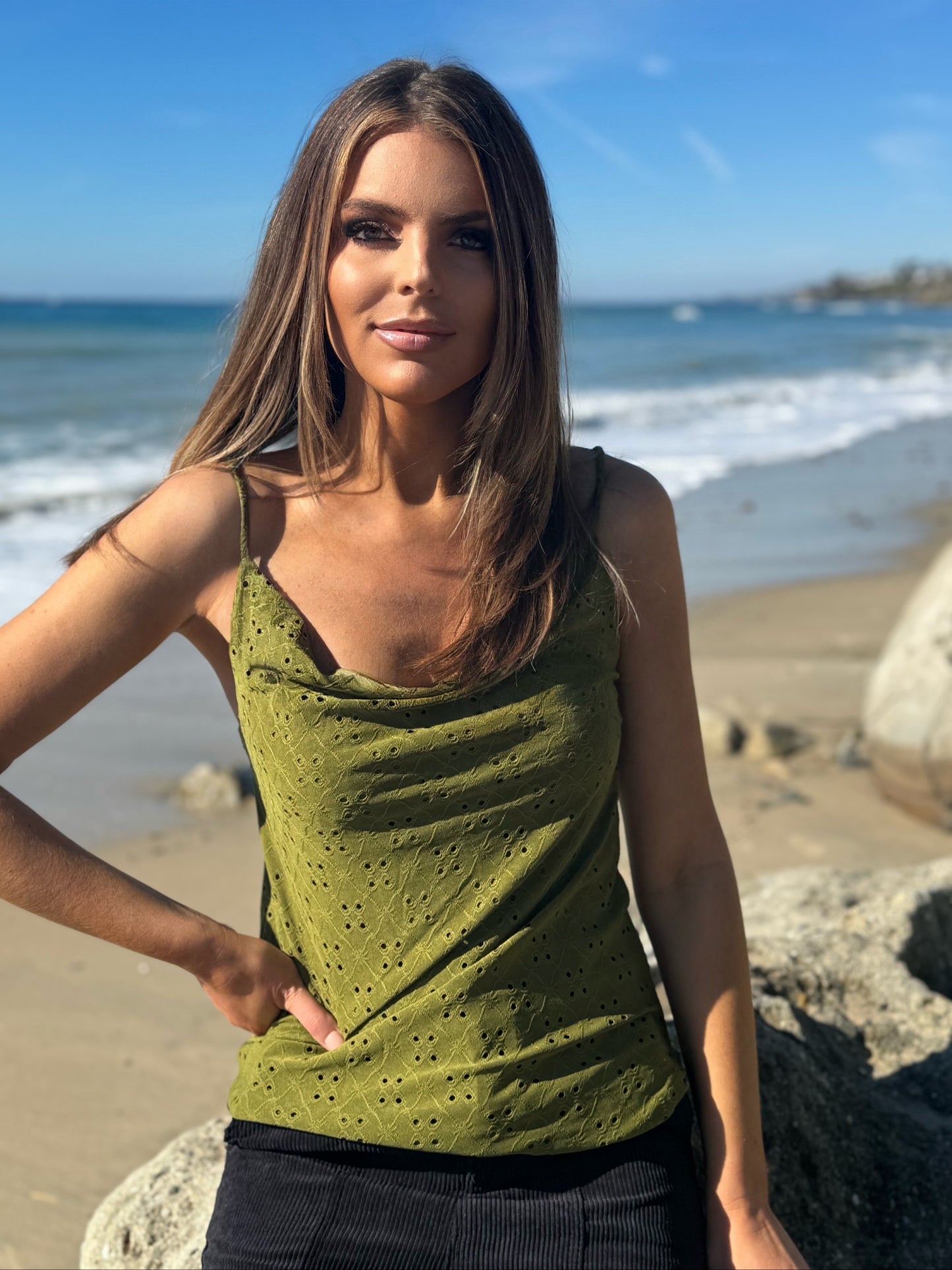 Gretchen Green Tank Top