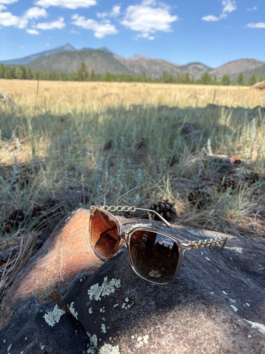 Tamera Gold Sunglasses