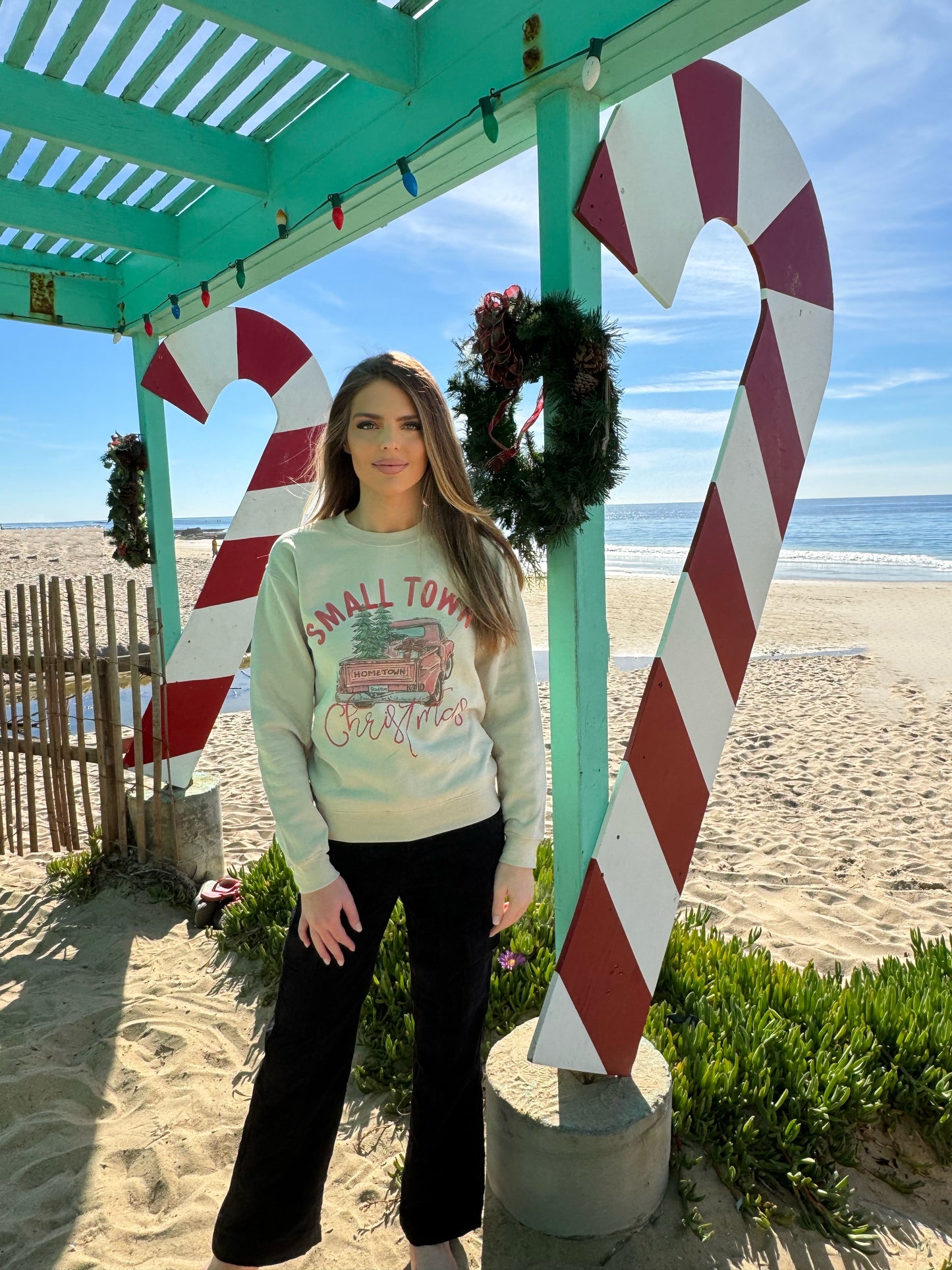 Small Town Christmas Graphic Sweatshirt