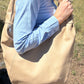 Brooke Taupe Panel Stitch Faux Leather Crescent Boho Shoulder Bag