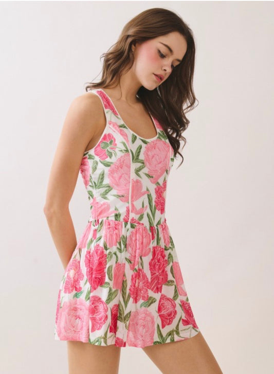 Kelsey Floral Athleisure Dress