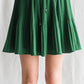 Leilani Hunter Green Pleated Skirt