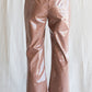 Huda Metallic Brown Flare Pants