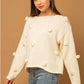 Eve Cream Pom Pom Sweater