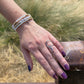 Kayleigh Dainty Abstract Silver Ring