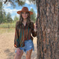 Melanie Multi-Colored Leopard Print Blouse