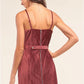 Holly Cranberry Corduroy Dress