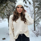 Eve Cream Pom Pom Sweater