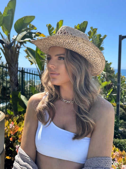 Selene Straw Cowboy Hat