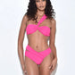 Sunny Pink Cut Out Bikini Bottoms