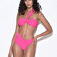 Sunny Pink One Shoulder Bikini Top