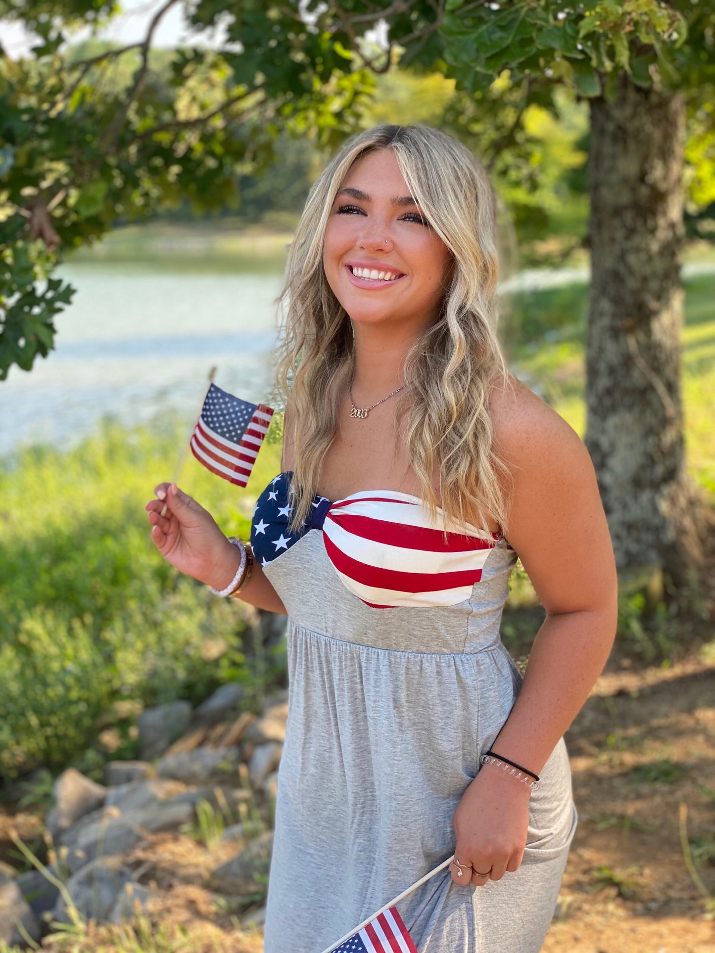 Star Spangled Maxi Dress