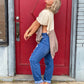 Calla Color Block Womens Poncho