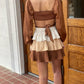 Tiana Tiered Ruffle Flare Hem Skirt
