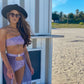 Cheetah Girl Bikini with Cover Skirt