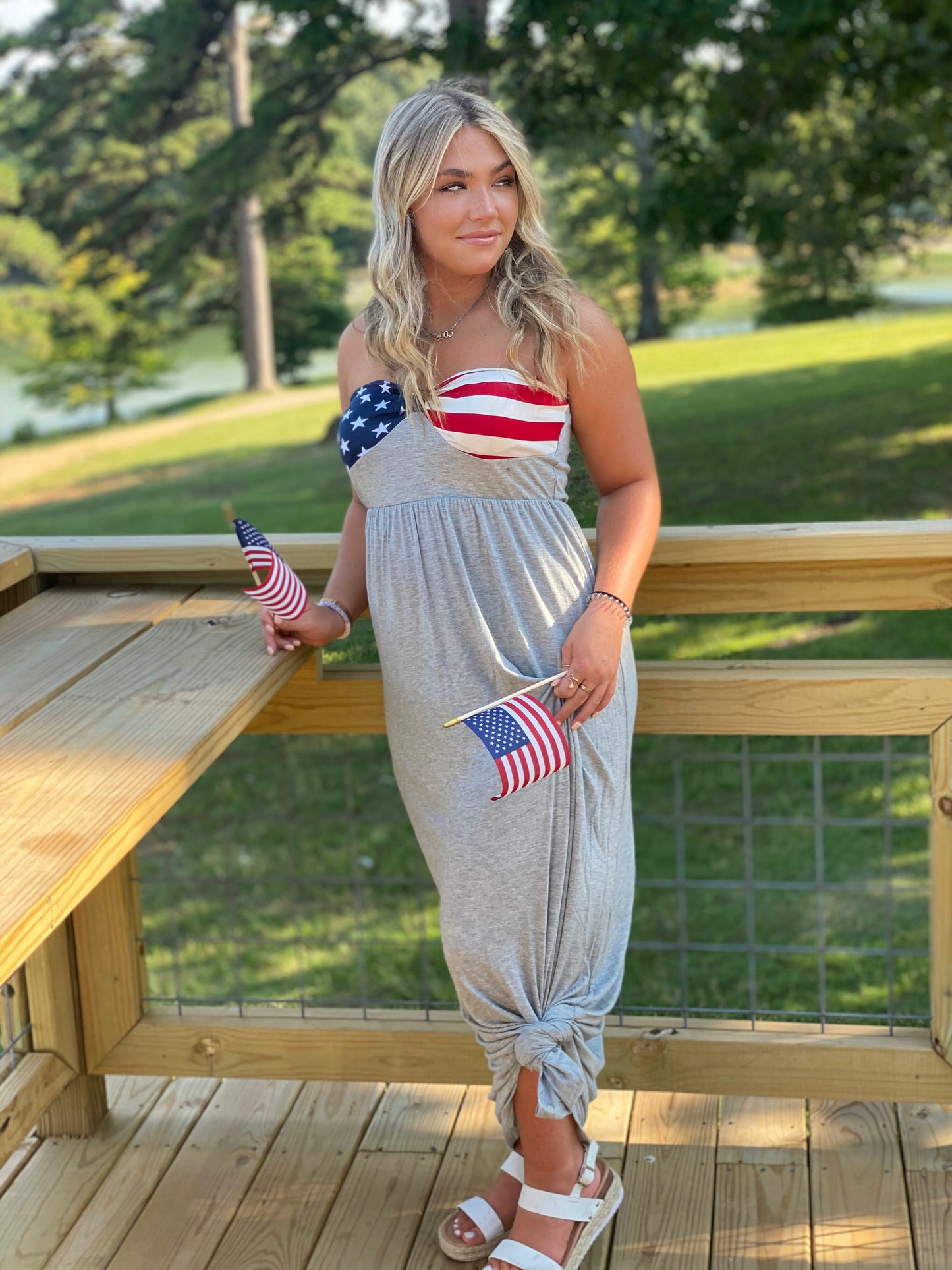 Star Spangled Maxi Dress